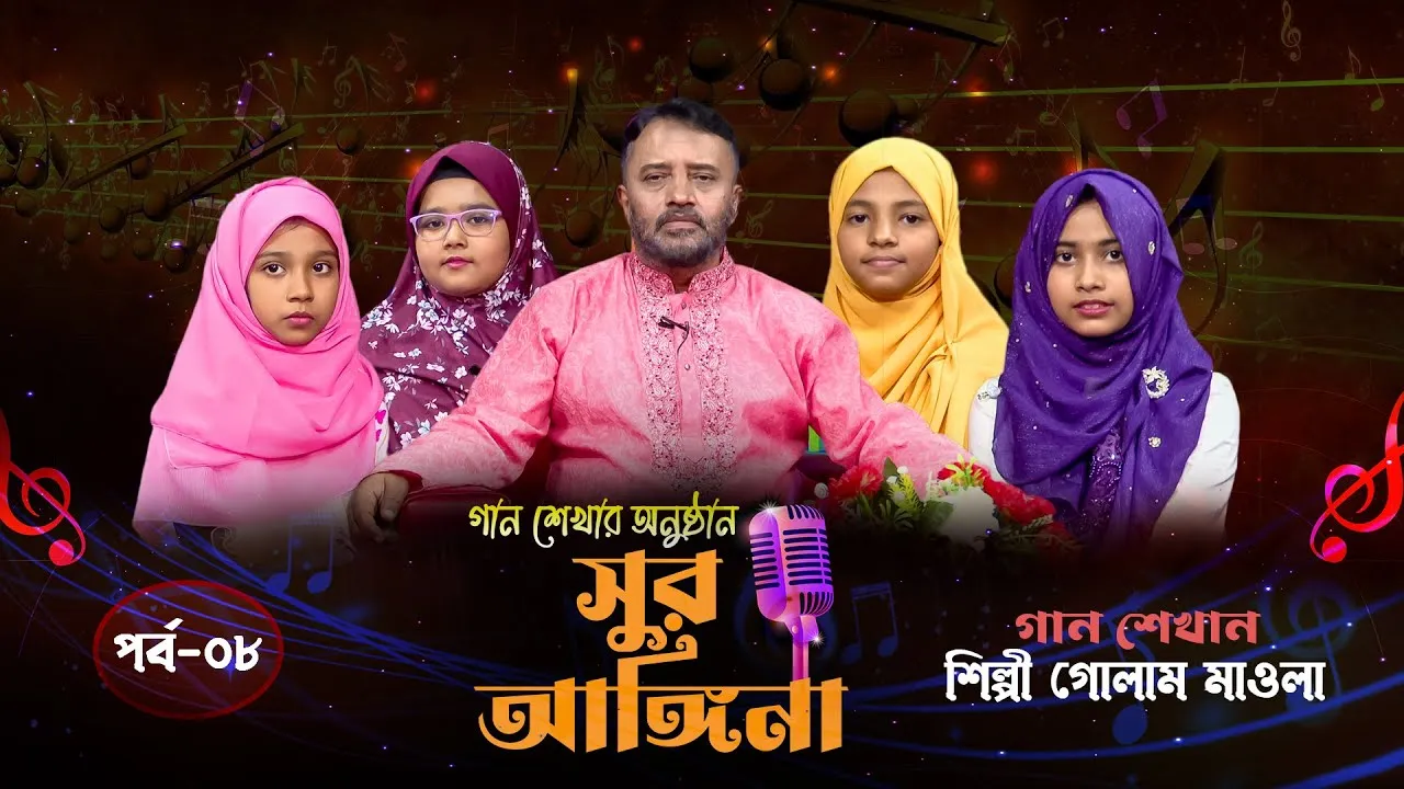 ছোট্ট বন্ধুদের গান শেখার অনুষ্ঠান : সুর আঙ্গিনা | পর্ব-০৮